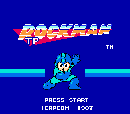 Rockman TP Title Screen